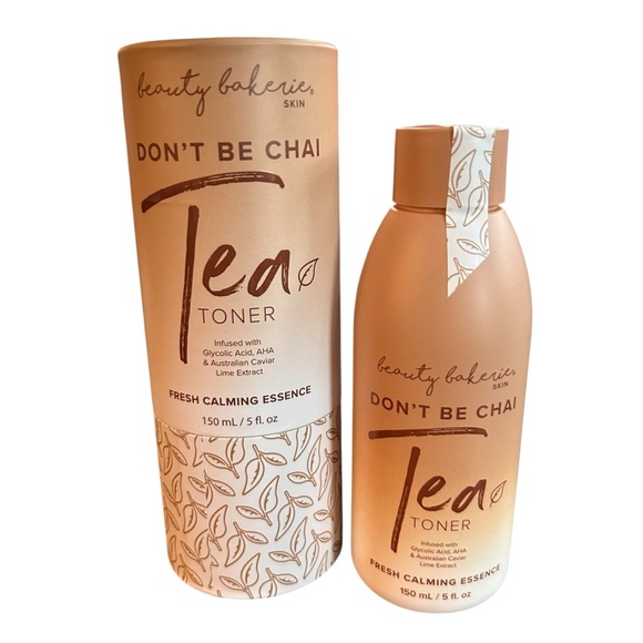 Beauty Bakerie Tea Toner Anti-Aging Glycolic Acid Caviar Lime Extract NEW PC - Picture 8 of 14
